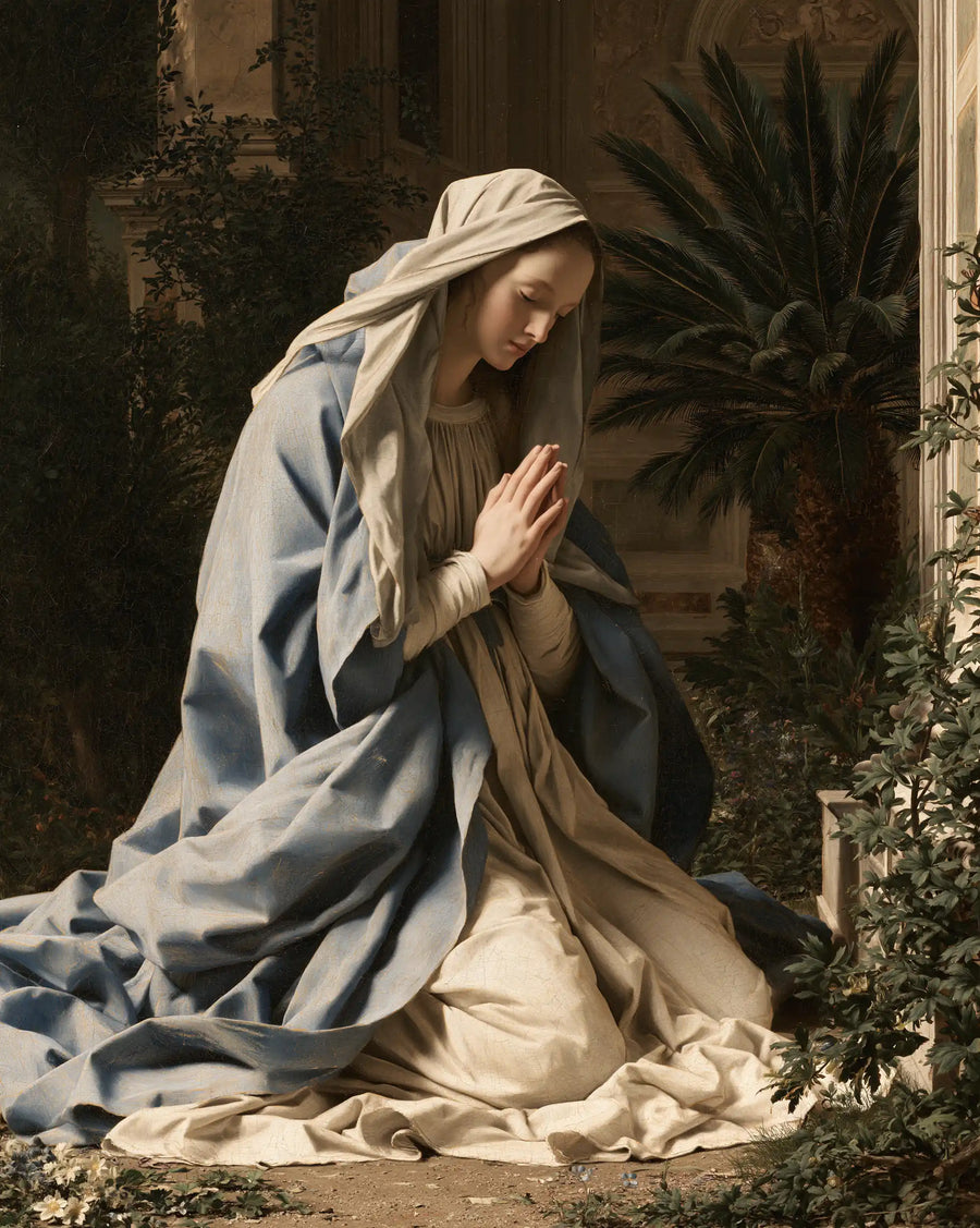 Virgin Mary in Prayer - Florentine Renaissance · Portrait n° 38