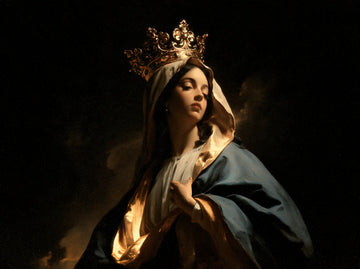 Mary Queen of Heaven - Black and Gold · Landscape n° 6
