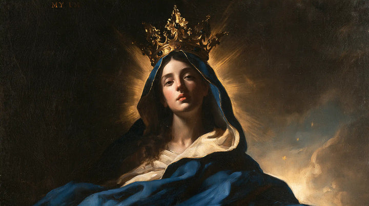 Mary Queen of Heaven - Black and Gold · Landscape n° 9