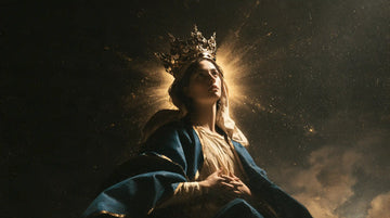 Mary Queen of Heaven - Black and Gold · Landscape n° 14