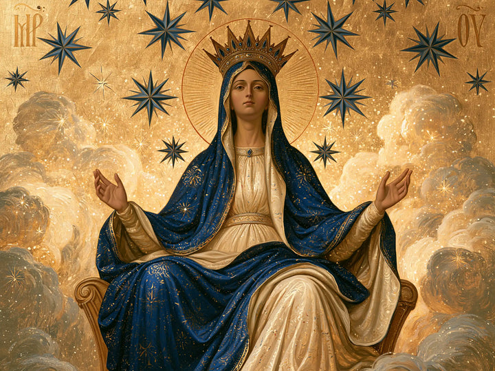 Mary Queen of Heaven - Contemporary Byzantine · Landscape n° 3