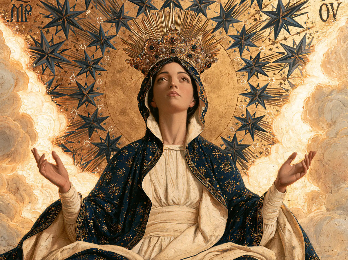 Mary Queen of Heaven - Contemporary Byzantine · Landscape n° 6