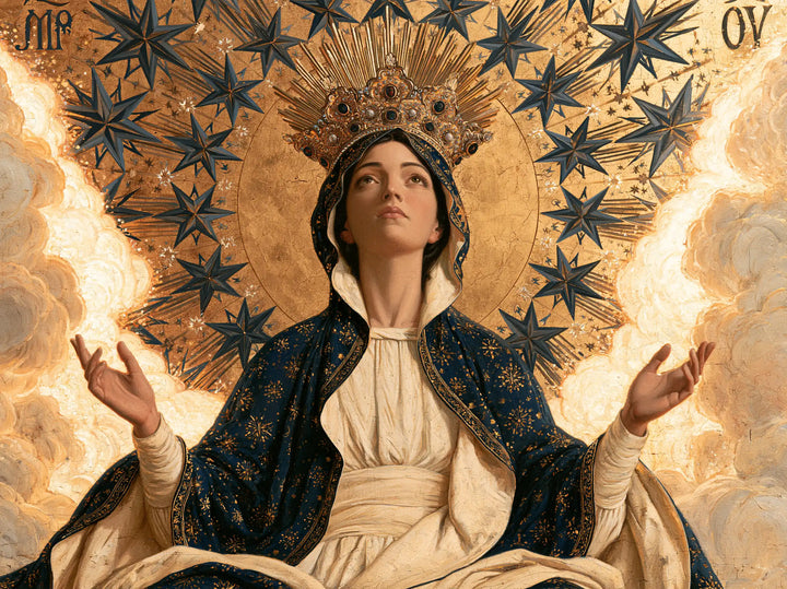 Mary Queen of Heaven - Contemporary Byzantine · Landscape n° 6