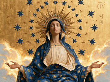 Mary Queen of Heaven - Contemporary Byzantine · Landscape n° 7