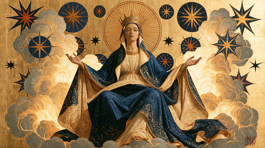 Mary Queen of Heaven - Contemporary Byzantine · Landscape n° 18