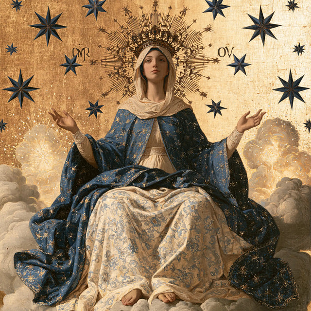 Mary Queen of Heaven - Contemporary Byzantine · Square n° 3