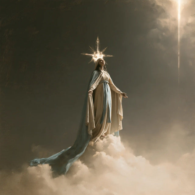 Mary Queen of Heaven - Contemporary Minimalism · Square n° 6