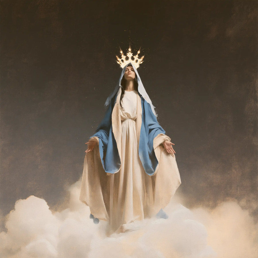 Mary Queen of Heaven - Contemporary Minimalism · Square n° 7