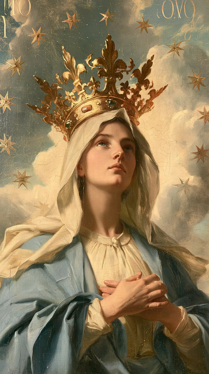 Mary Queen of Heaven - The Crown as Central Symbol · Portrait n° 2