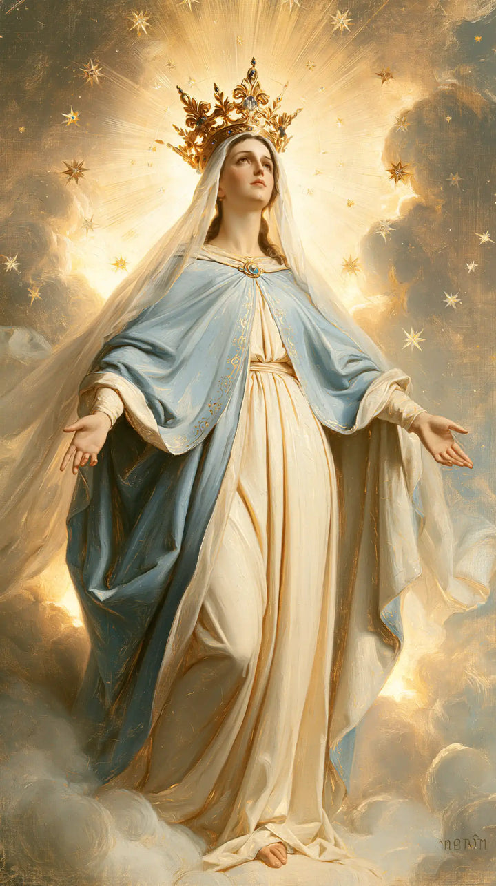 Mary Queen of Heaven - The Crown as Central Symbol · Portrait n° 3