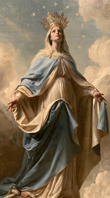 Mary Queen of Heaven - The Crown as Central Symbol · Portrait n° 8