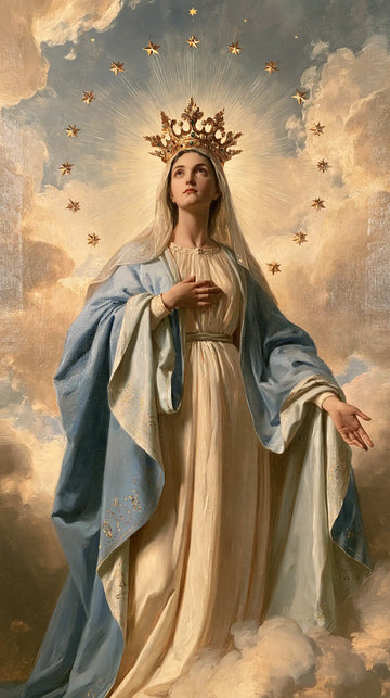 Mary Queen of Heaven - The Crown as Central Symbol · Portrait n° 9