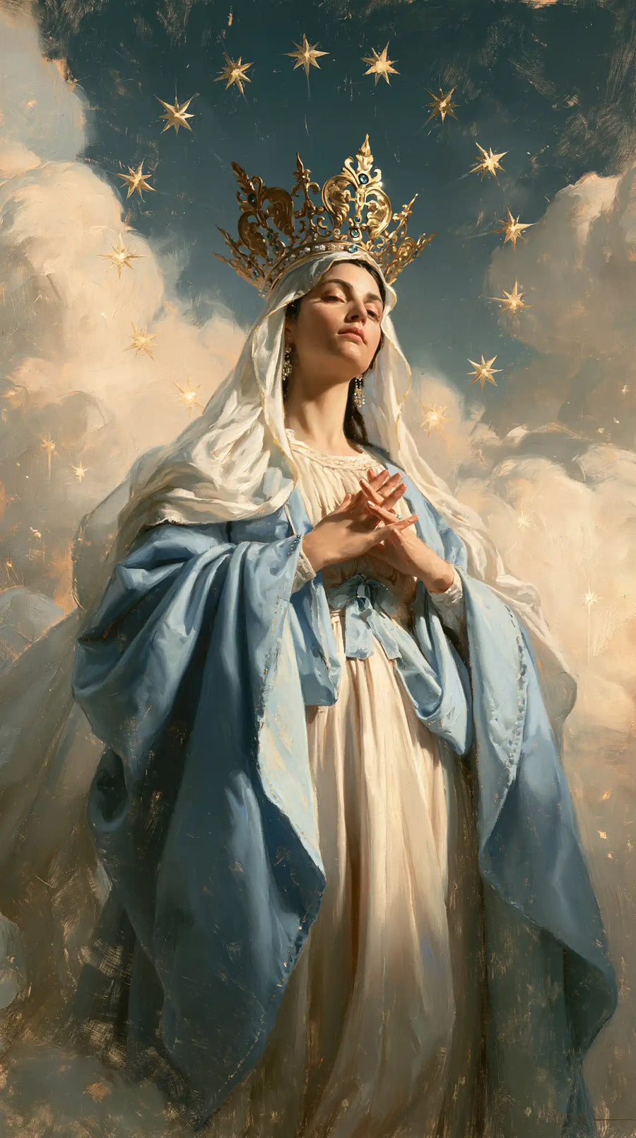 Mary Queen of Heaven - The Crown as Central Symbol · Portrait n° 10