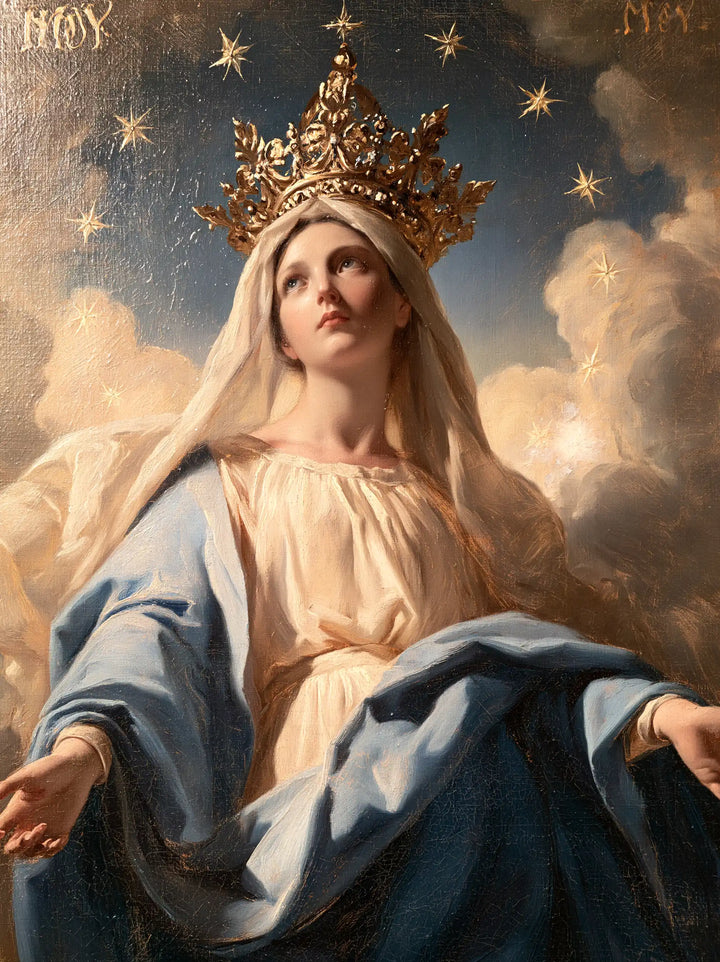 Mary Queen of Heaven - The Crown as Central Symbol · Portrait n° 30