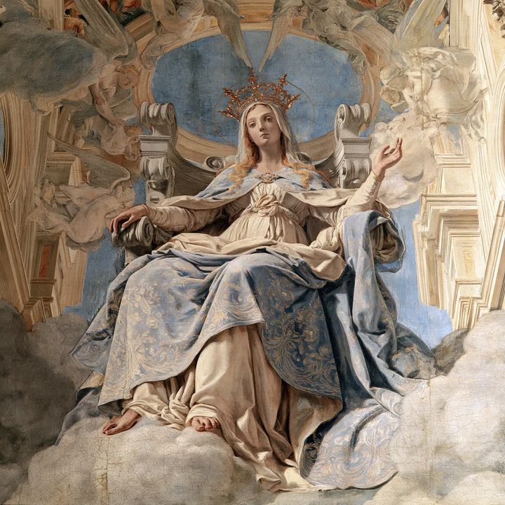Mary Queen of Heaven - Florentine Renaissance · Square n° 9