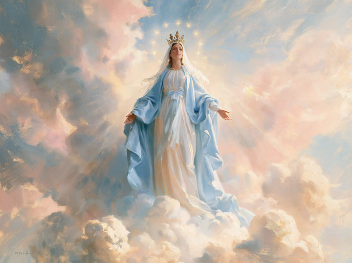 Mary Queen of Heaven - Impressionist · Landscape n° 5