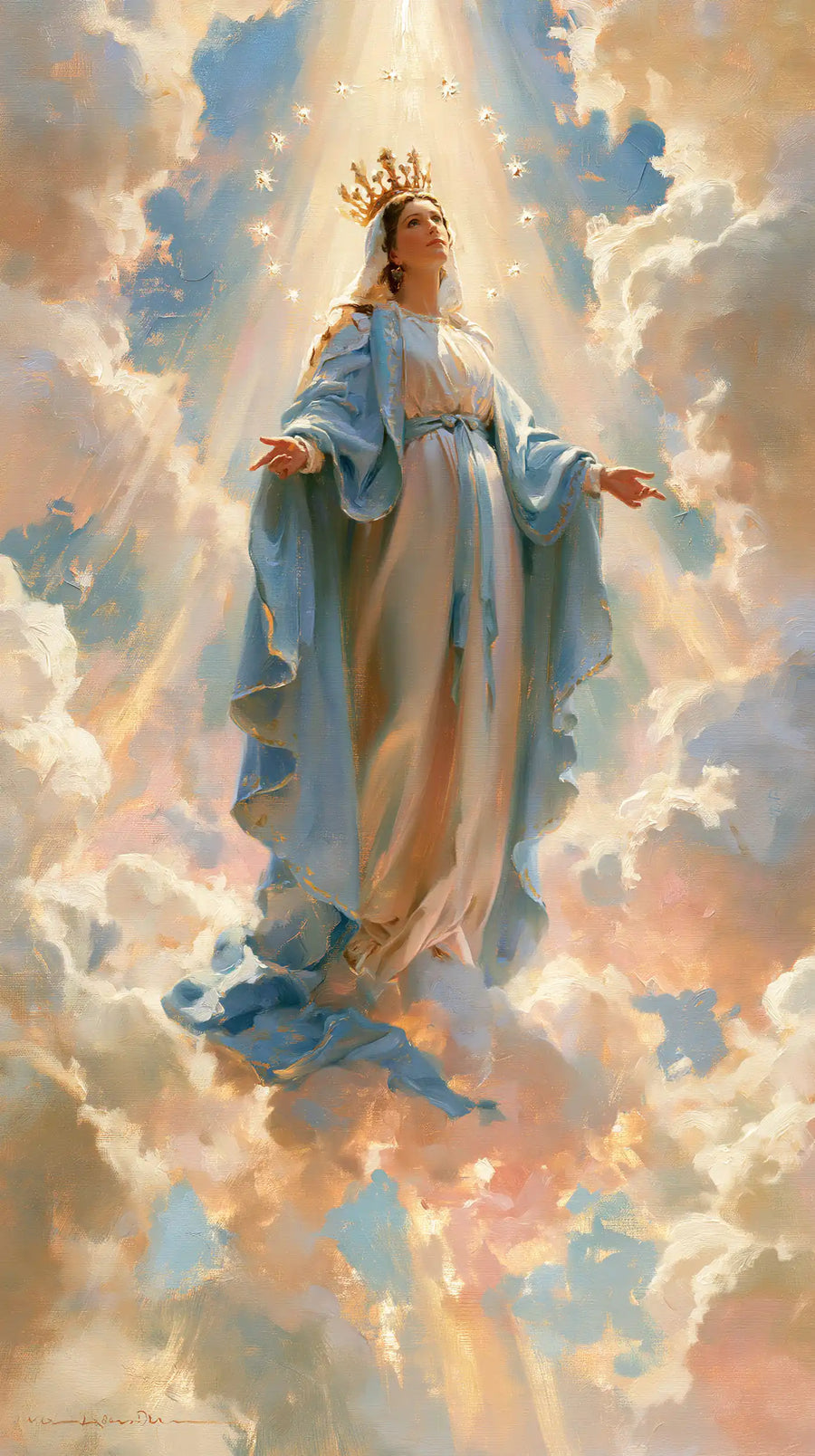 Mary Queen of Heaven - Impressionist · Portrait n° 10