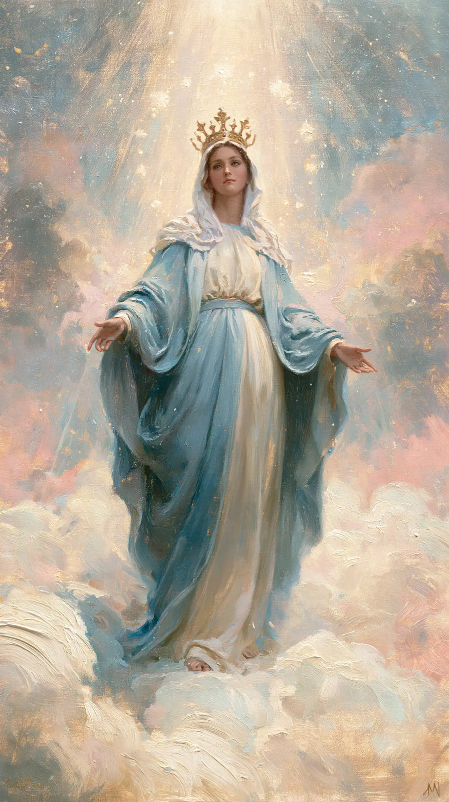 Mary Queen of Heaven - Impressionist · Portrait n° 16