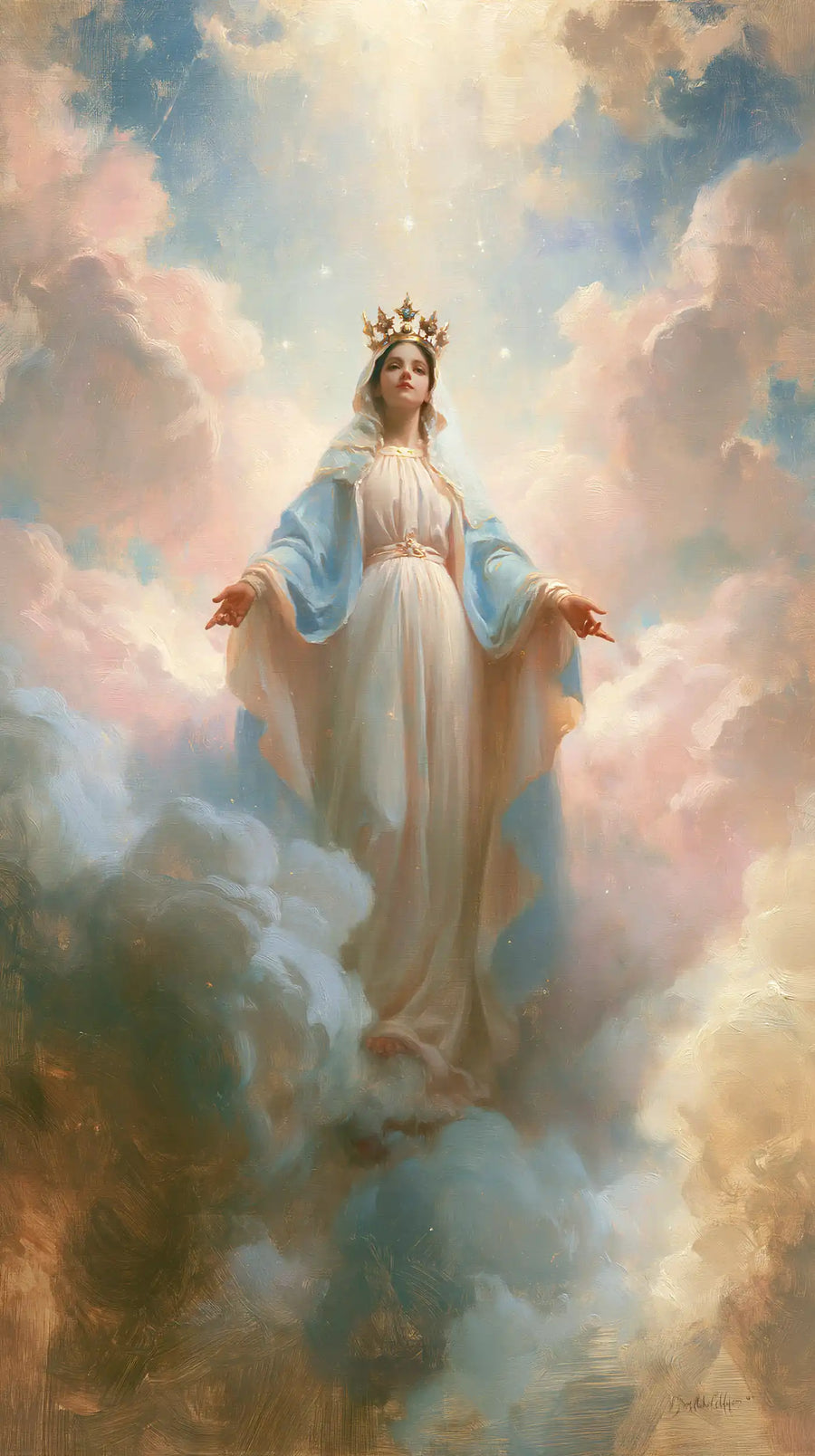 Mary Queen of Heaven - Impressionist · Portrait n° 22