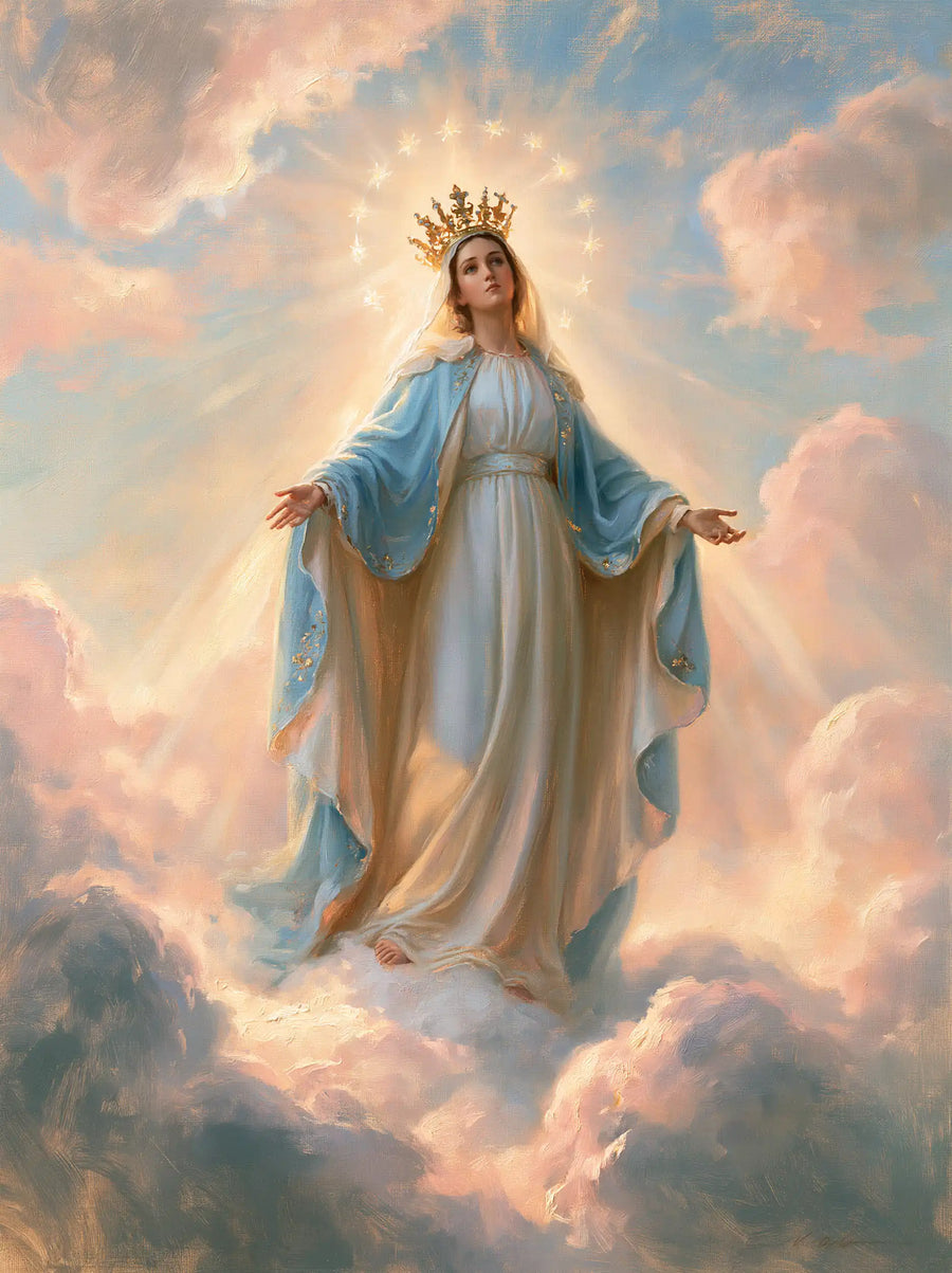 Mary Queen of Heaven - Impressionist · Portrait n° 30