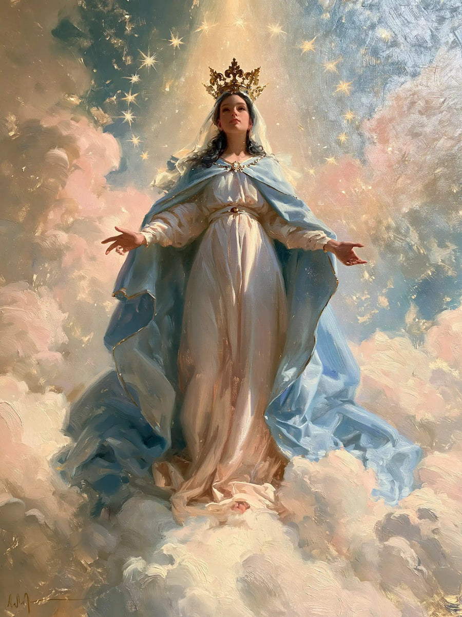 Mary Queen of Heaven - Impressionist · Portrait n° 36