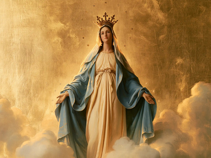 Mary Queen of Heaven - Sacred Gold · Landscape n° 2