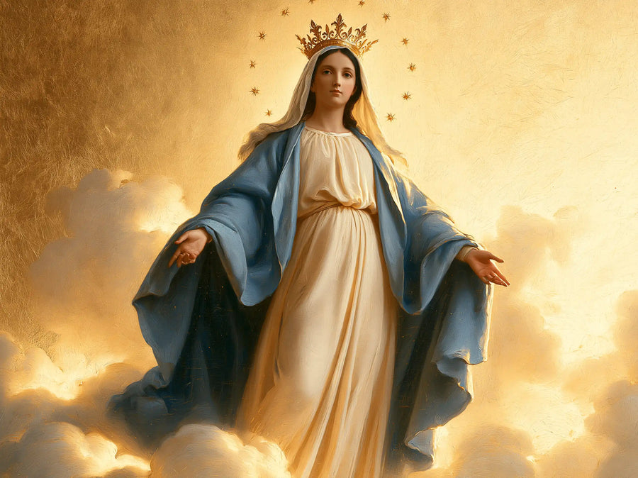 Mary Queen of Heaven - Sacred Gold · Landscape n° 6