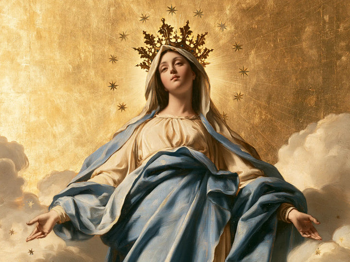 Mary Queen of Heaven - Sacred Gold · Landscape n° 7
