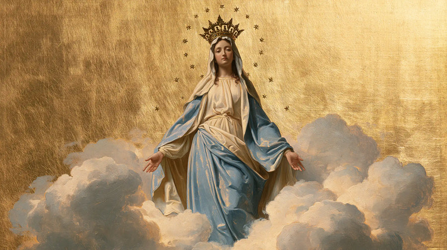 Mary Queen of Heaven - Sacred Gold · Landscape n° 14