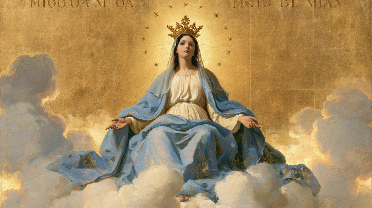 Mary, Queen of Heaven — The Cloud Seat Beneath Slender Stars