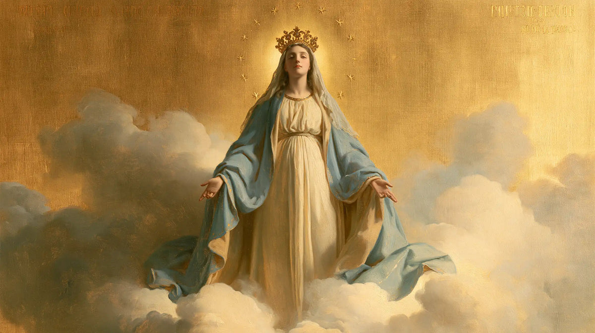 Mary Queen of Heaven - Sacred Gold · Landscape n° 16