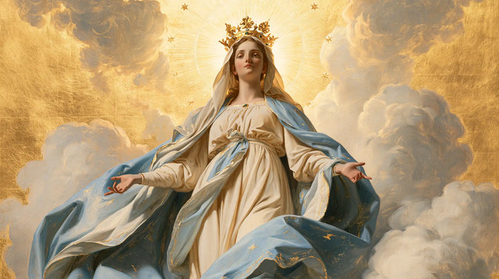 Mary Queen of Heaven - Sacred Gold · Landscape n° 20