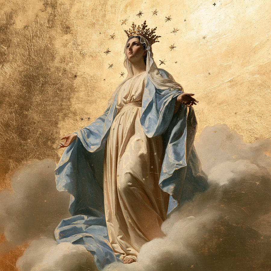 Mary Queen of Heaven - Sacred Gold · Square n° 4