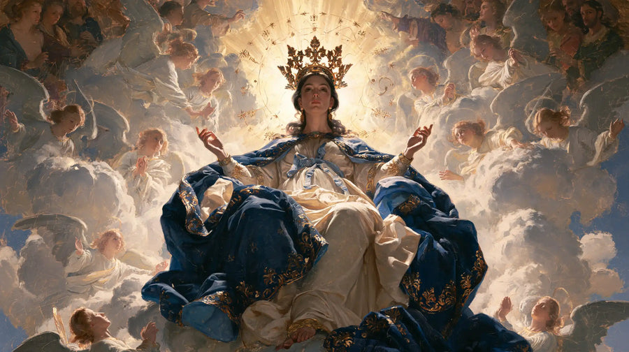 Mary Queen of Heaven - Sacred Monumental View · Landscape n° 13
