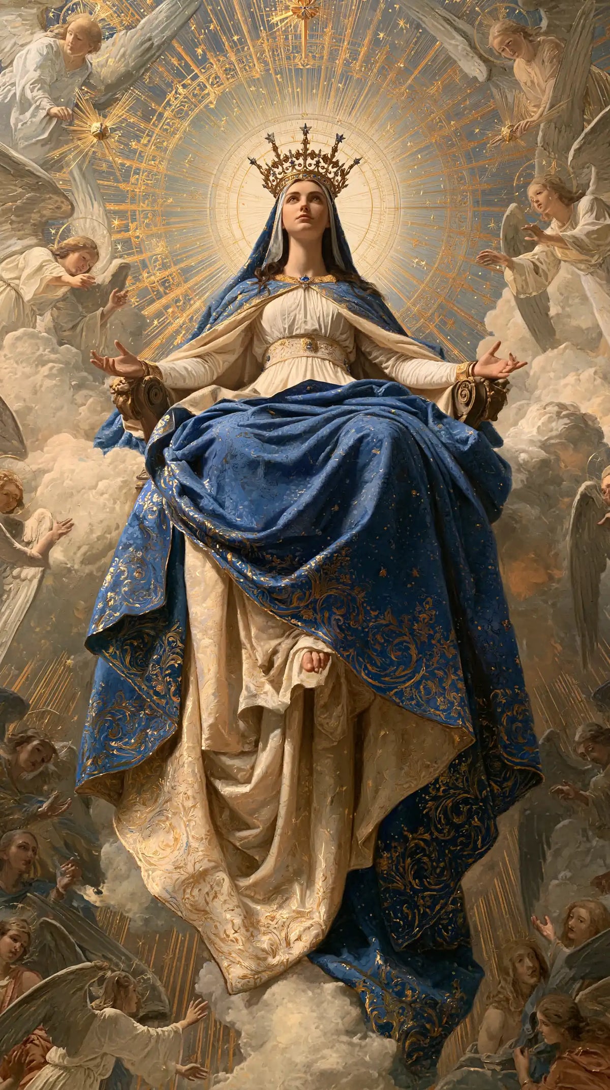 Mary Queen of Heaven - Sacred Monumental View · Portrait n° 2
