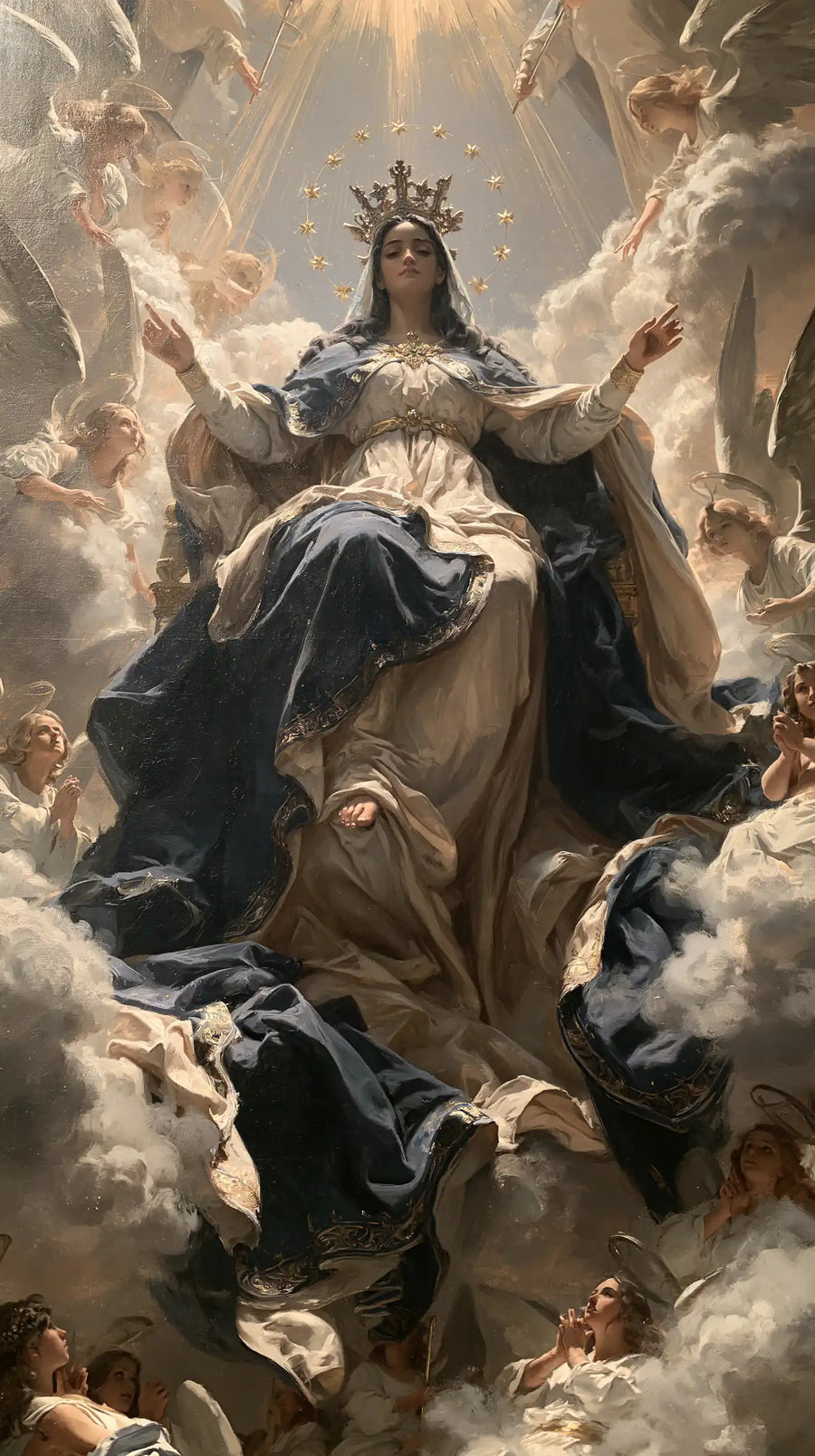Mary Queen of Heaven - Sacred Monumental View · Portrait n° 18