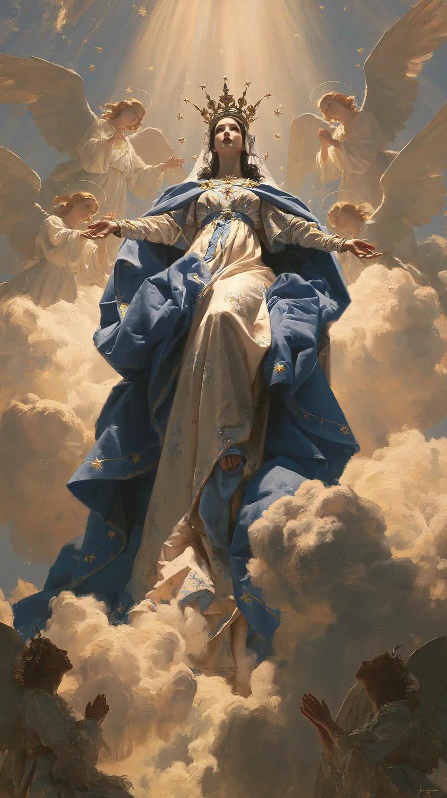 Mary Queen of Heaven - Sacred Monumental View · Portrait n° 24