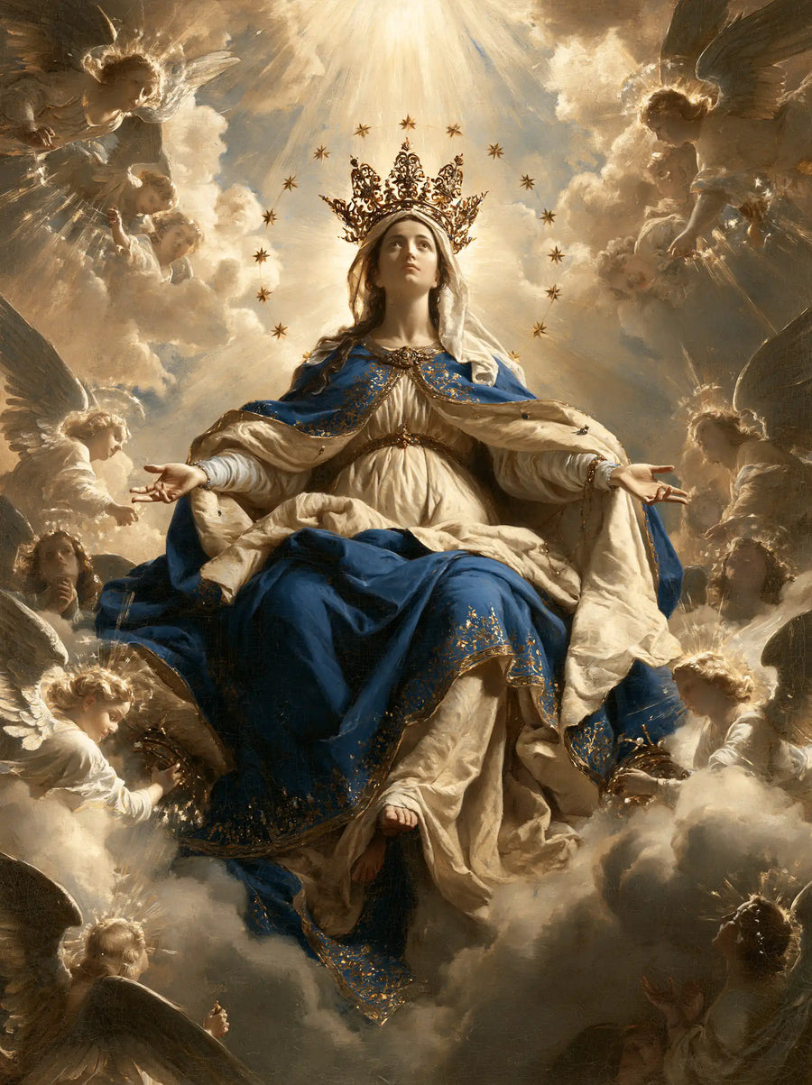 Mary Queen of Heaven - Sacred Monumental View · Portrait n° 28
