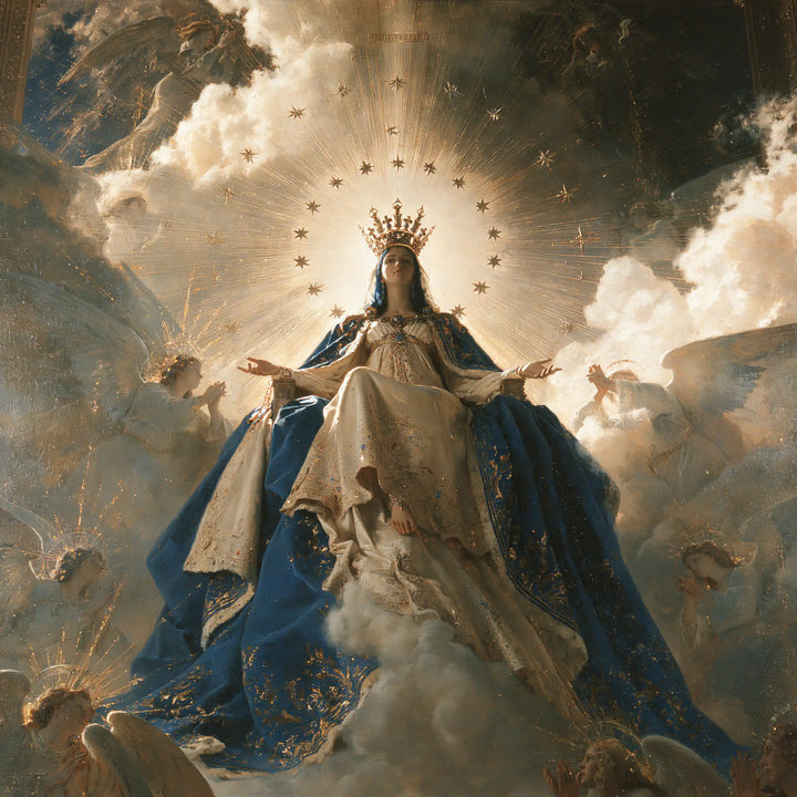 Mary Queen of Heaven - Sacred Monumental View · Square n° 3