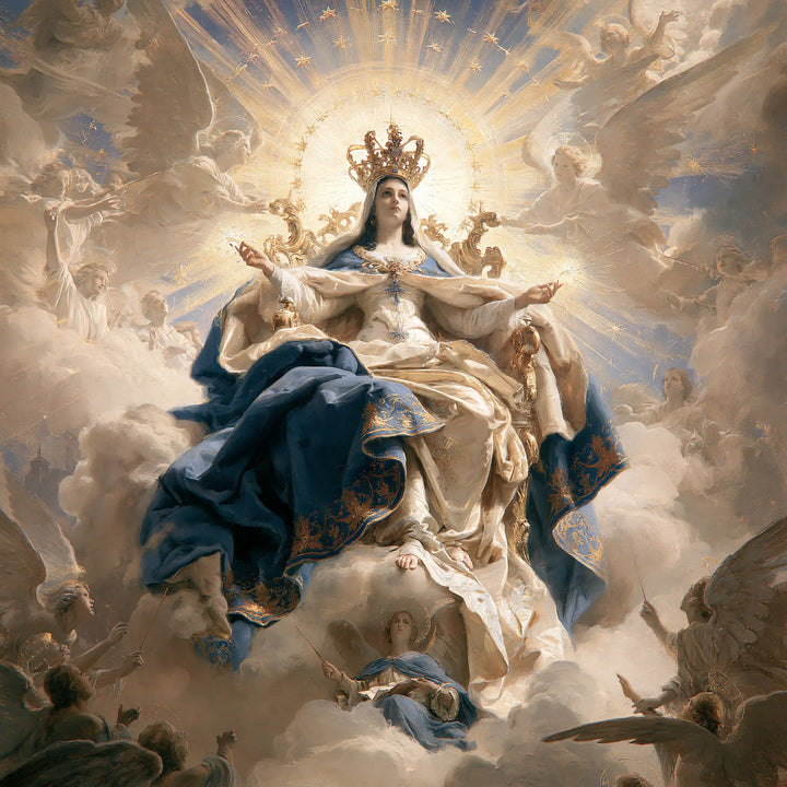 Mary Queen of Heaven - Sacred Monumental View · Square n° 5