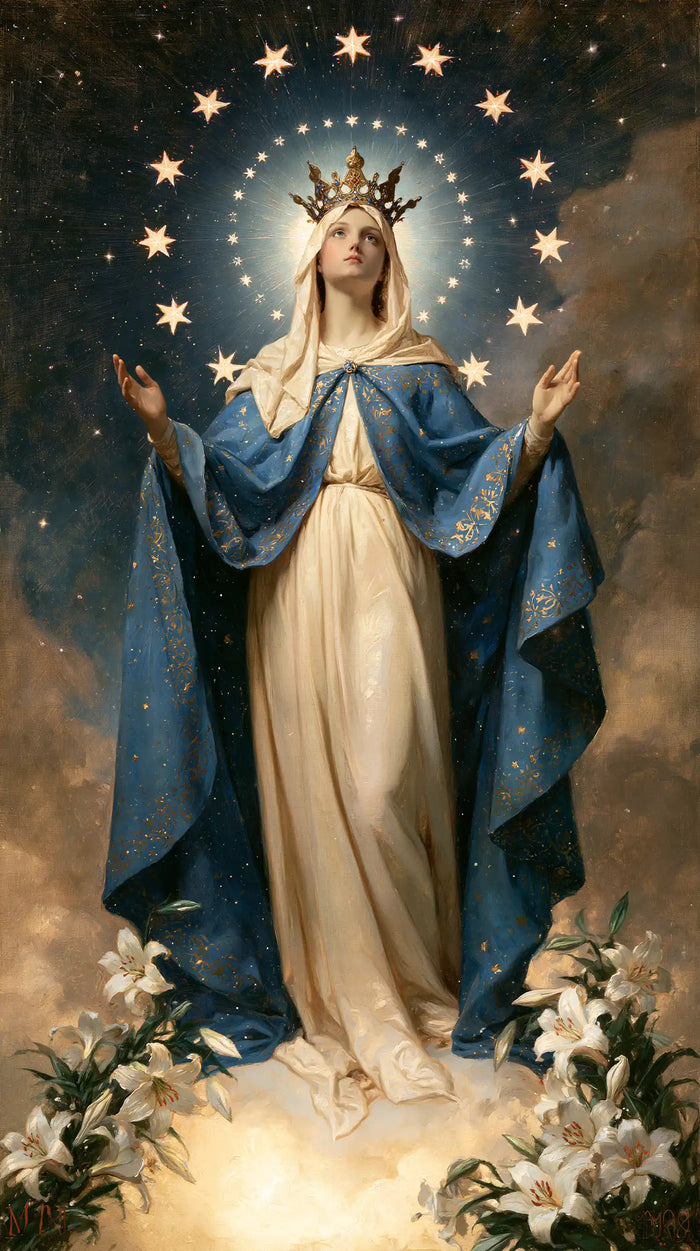 Mary Queen of Heaven - Symbolist · Portrait n° 6