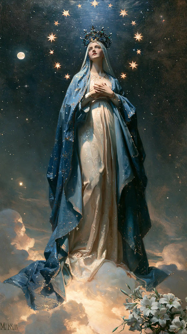 Mary Queen of Heaven - Symbolist · Portrait n° 9