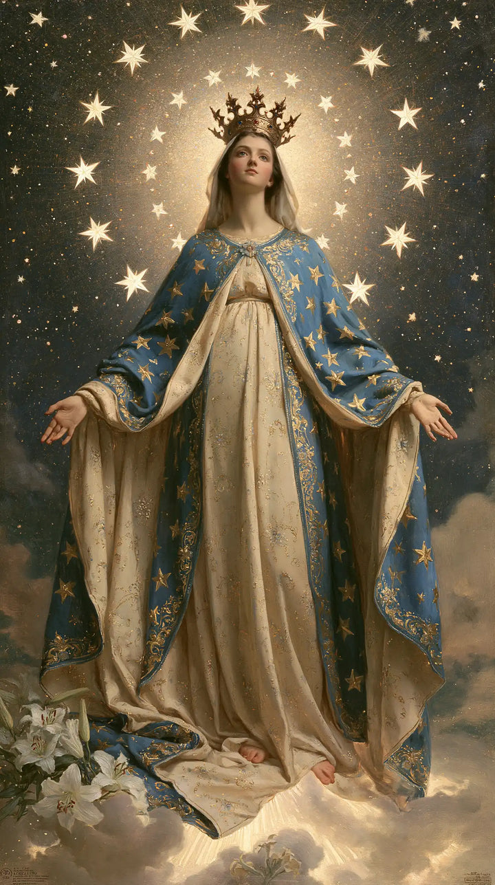 Mary Queen of Heaven - Symbolist · Portrait n° 12
