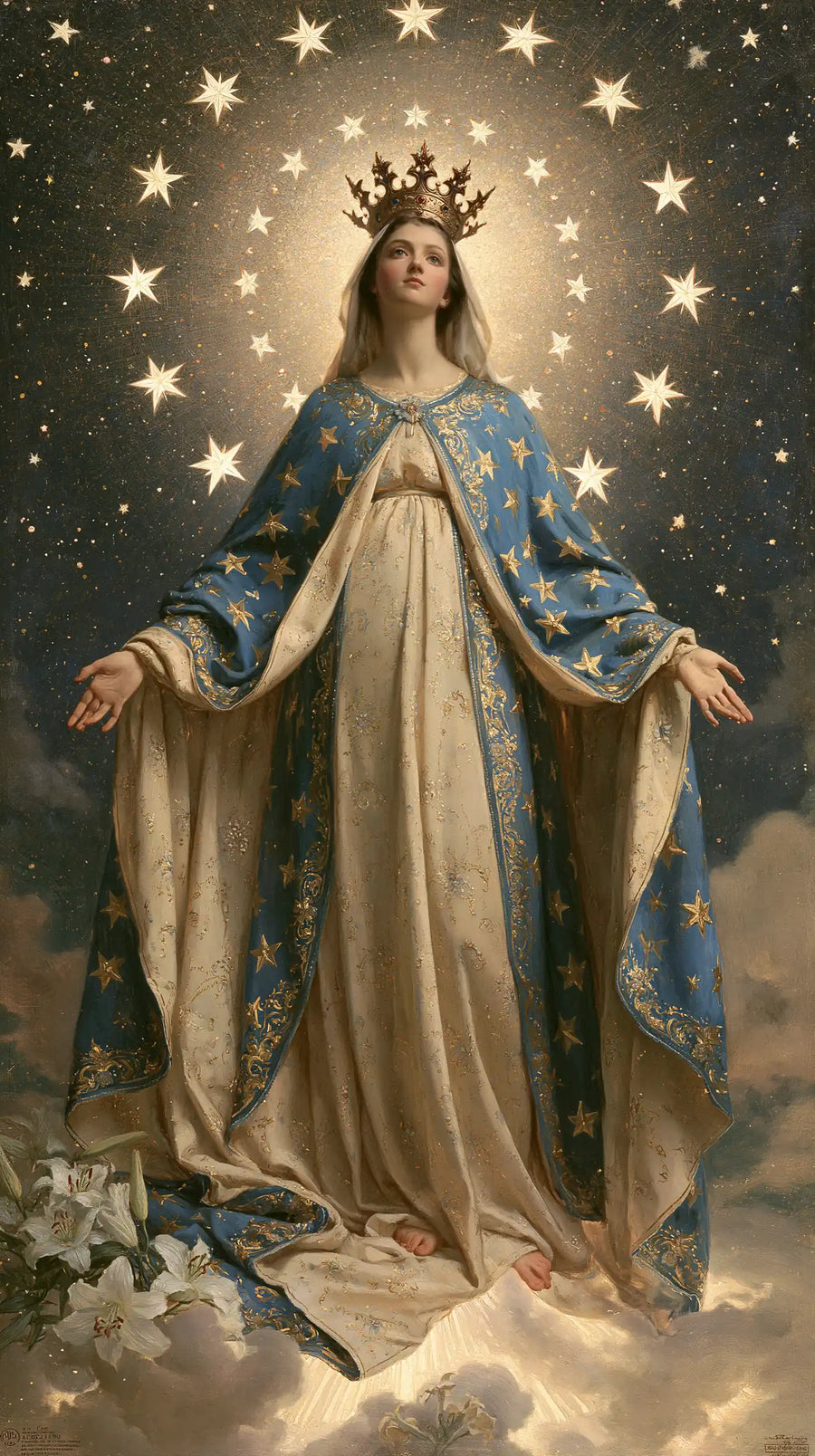 Mary Queen of Heaven - Symbolist · Portrait n° 12