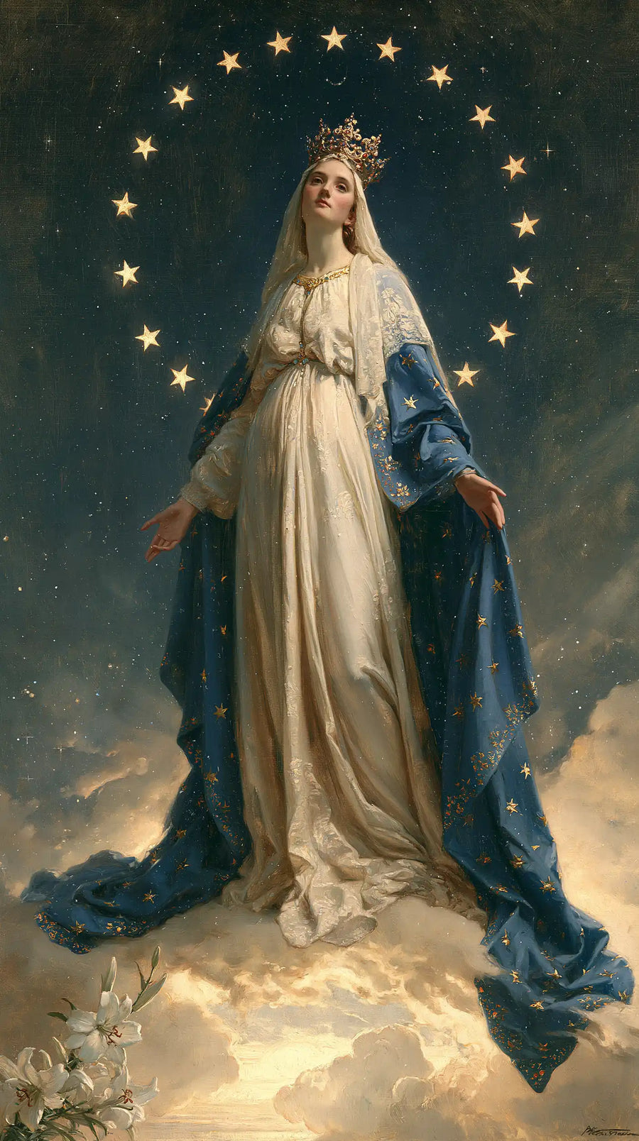 Mary Queen of Heaven - Symbolist · Portrait n° 15