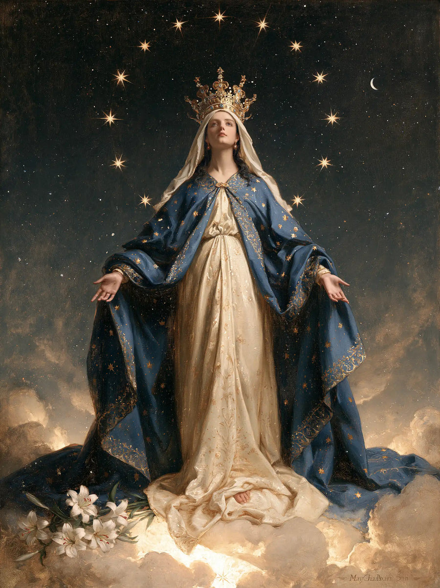 Mary Queen of Heaven - Symbolist · Portrait n° 19