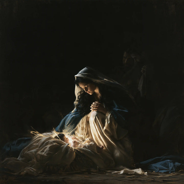 The Nativity — The Cradle Beneath the Mantle of Night