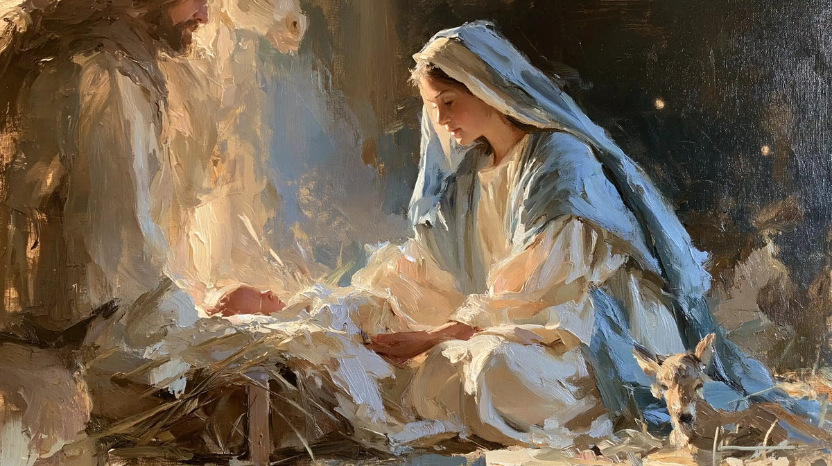 The Nativity — The Little Guardian Beside the Manger