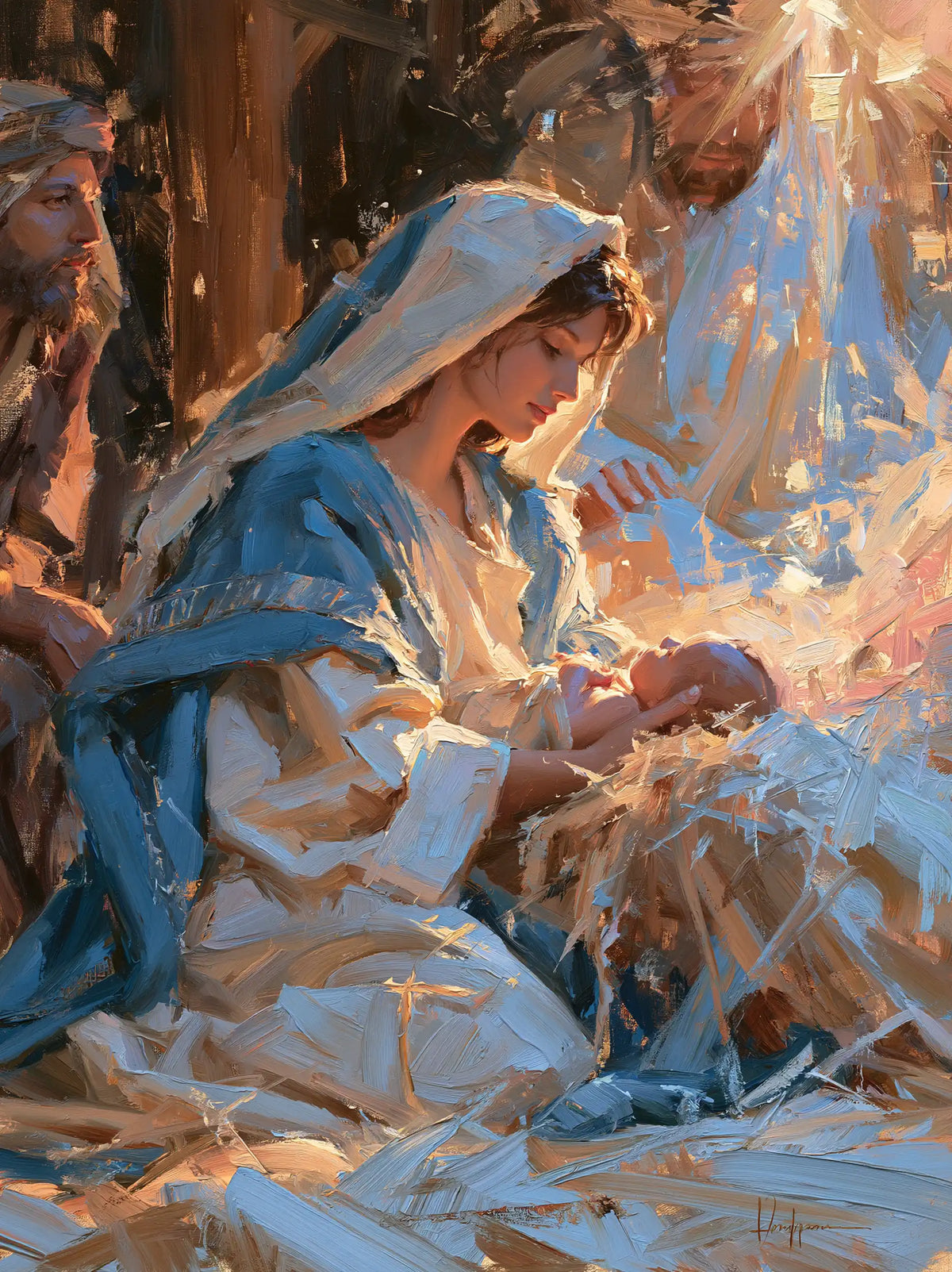 The Nativity — The Cradle in the Azure Shower