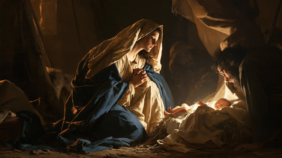 The Nativity - Infant Jesus as Divine Light · Landscape n° 12